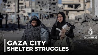 Leaving Gaza City: Palestinians struggle to find new shelter