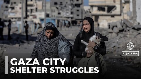 Leaving Gaza City: Palestinians struggle to find new shelter