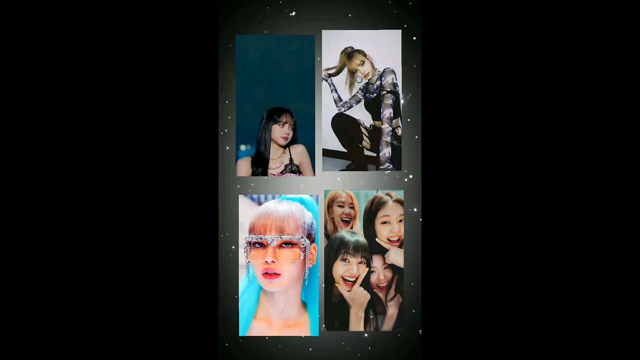 black pink lisa edit tik tok