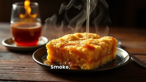 Obsidian Silk Bar + Golden Ember Crumble | FlavorVille Cinematic Dessert Series