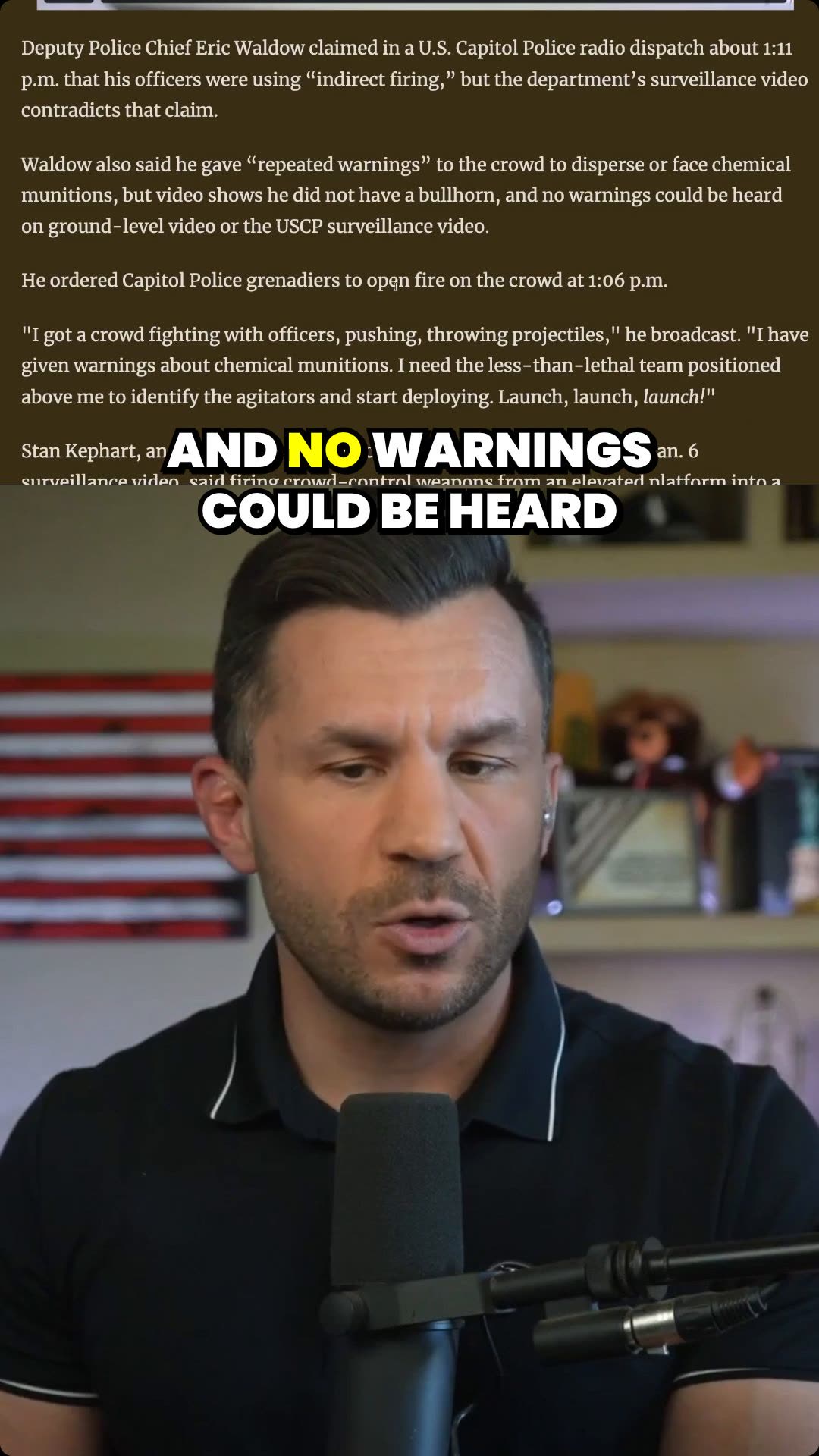 Capitol Cops Caught SHOOTING Protesters in the Face