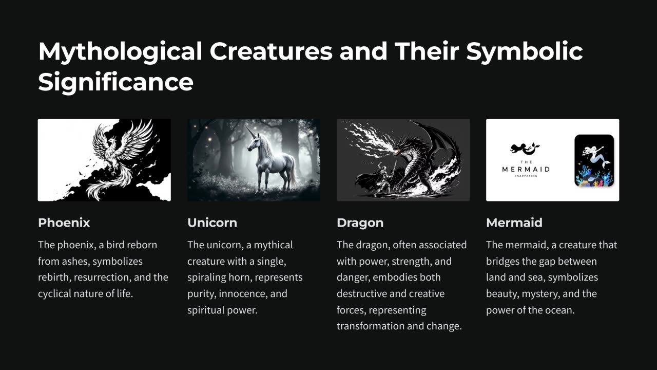 Mythological Creatures and their Symbolic Significance