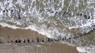 Centuries-old shipwreck exposed on Vietnam beach after typhoon