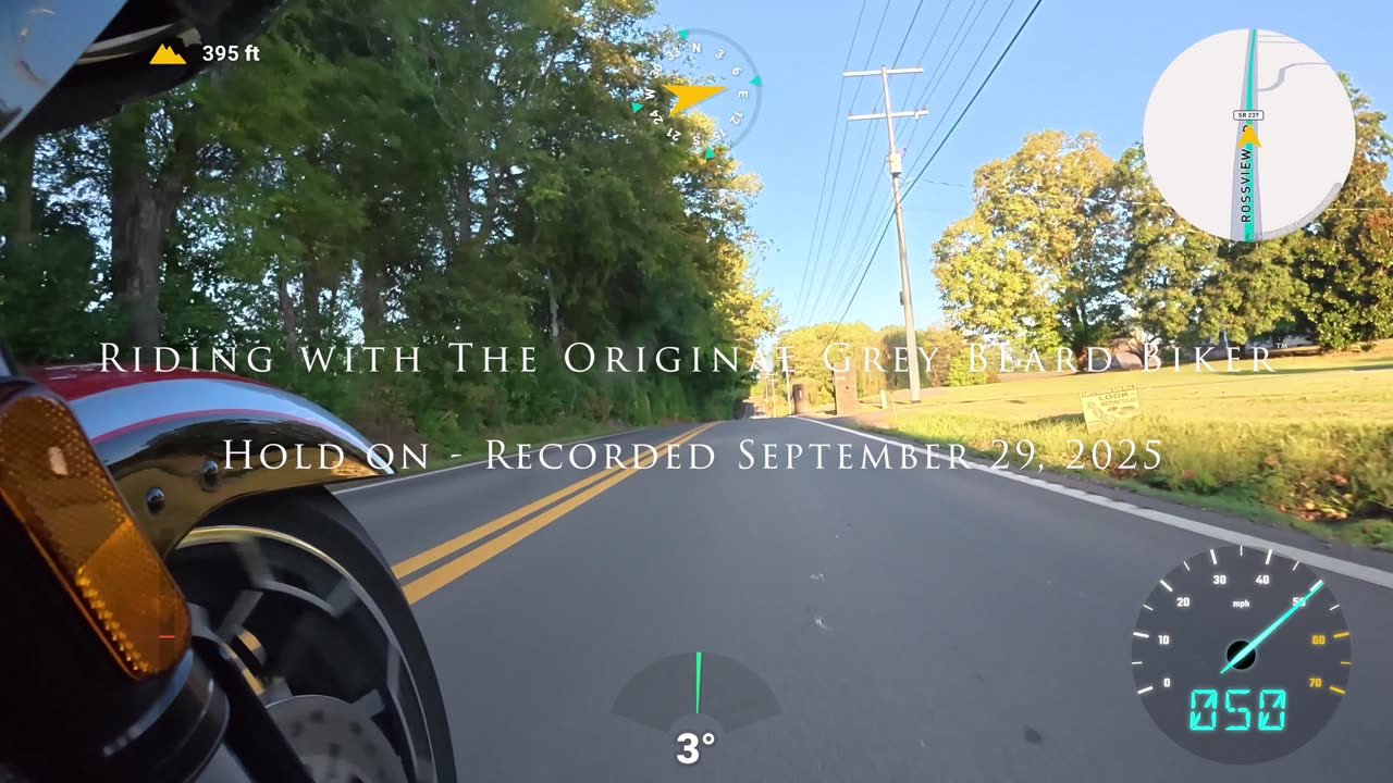 Riding with The Original Grey Beard Biker™ - Hold On 🎶