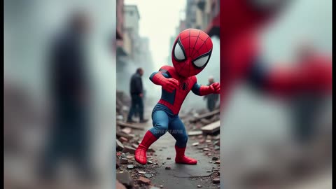 “Spider-Cat vs Giant Robot 🤯 Who Will Win?”