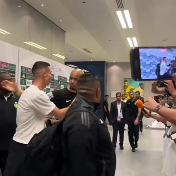 Cristiano Ronaldo left the Jewel Stadium
