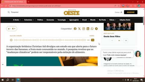 A banana pode estar em extinção_