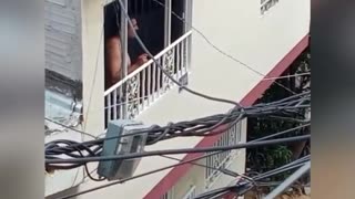 vecinos denunciaron a hombre que los amenazaba con una escopeta en Girón