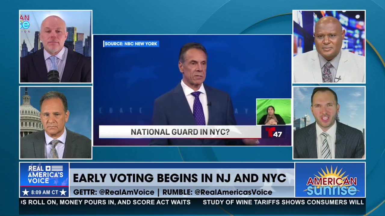 EARLY VOTING IN NJ AND NYC