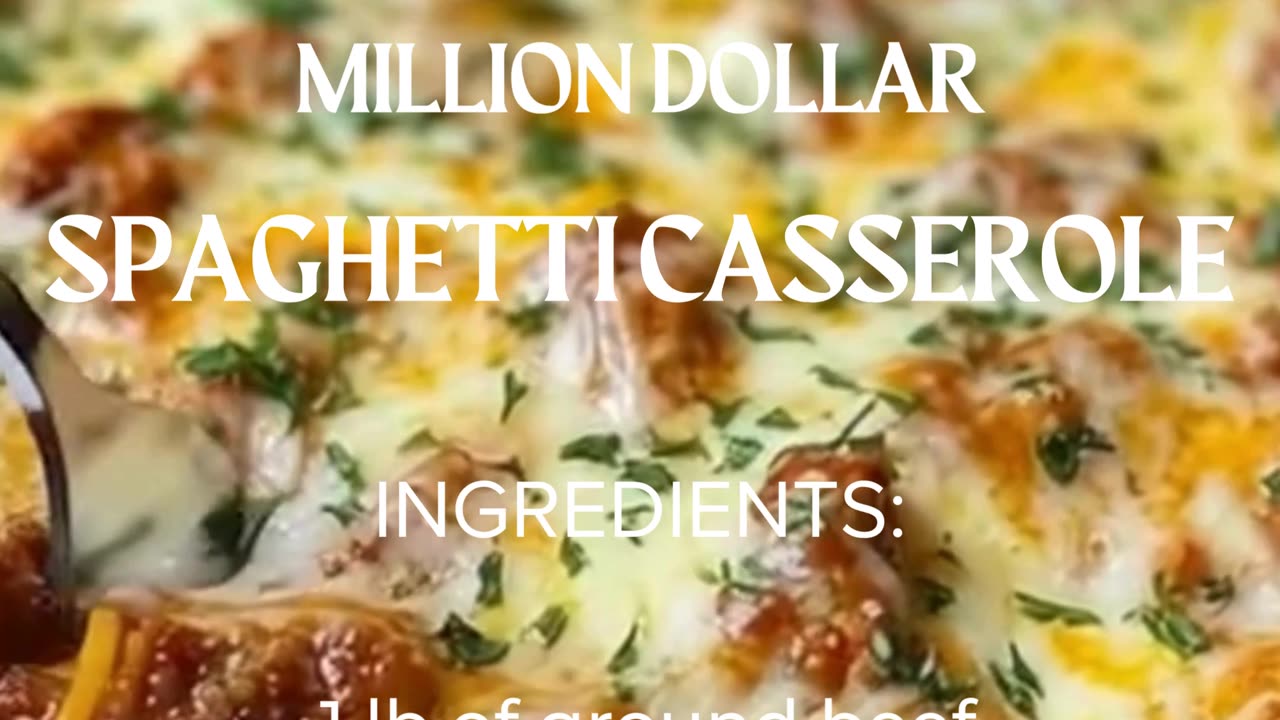 Million Dollar Spaghetti Casserole