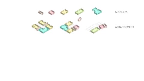 Modular System tile apartments