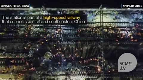 🚄✨ Watch China Build a Train Station in Just 9 Hours! | FeedMyCuriosity