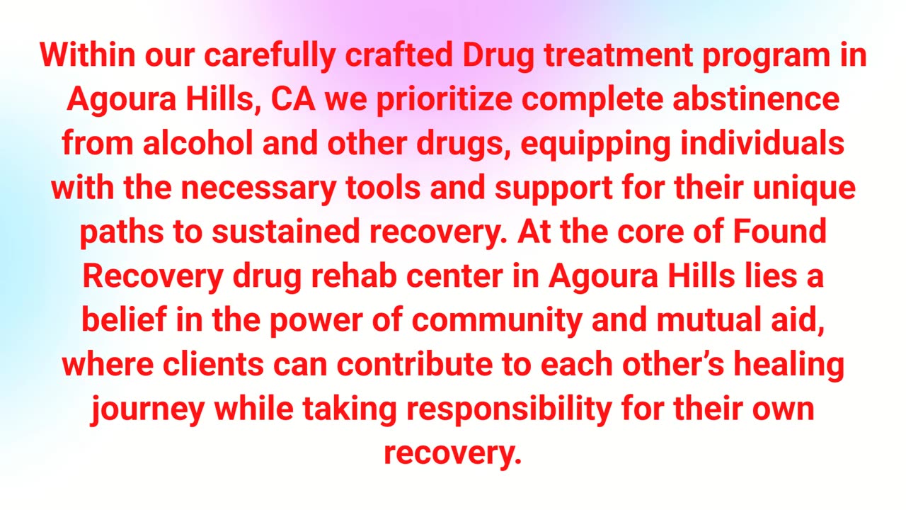 Found Recovery : Drug Treatment Center in Agoura Hills, CA