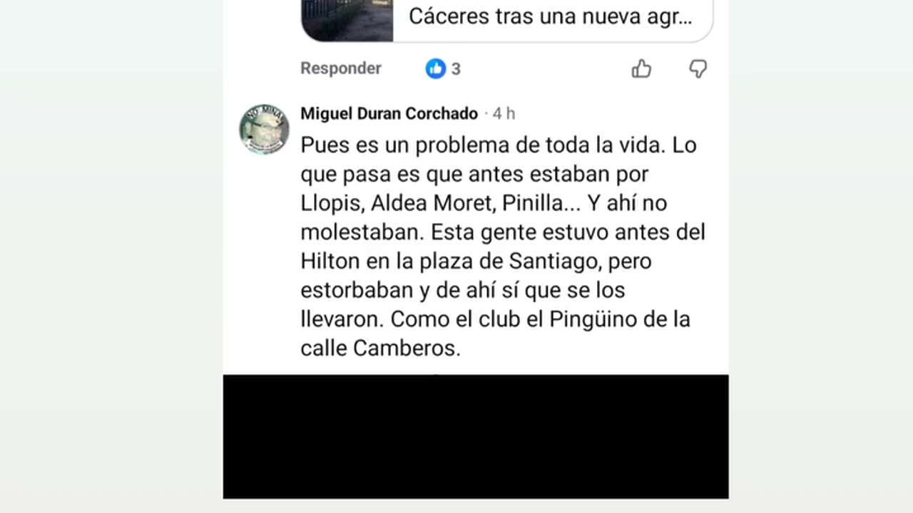 Temor en la Plaza de la Concepción (Cáceres)