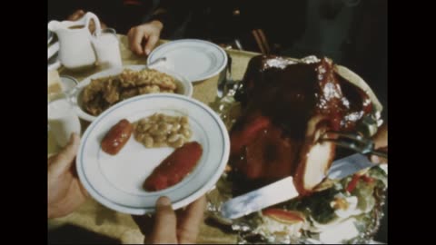 Servicemen Around the World Have Thanksgiving Turkey, November 25, 1969