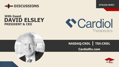 Discussion with David Elsley | Cardiol Therapeutics (NASDAQ:CRDL)