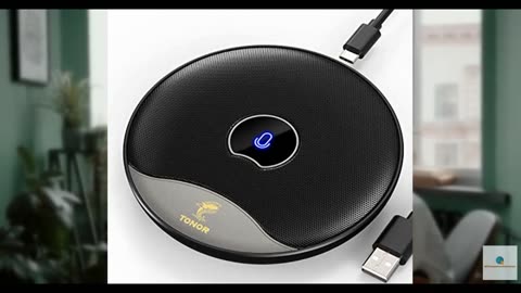 TONOR USB Conference Microphone, 360° Omnidirectional PC Computer Condenser Mic