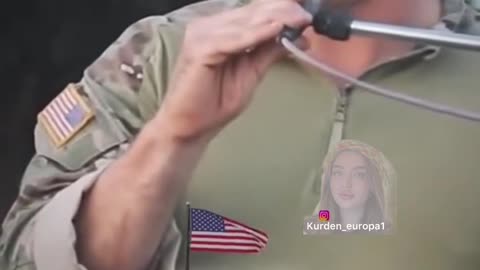 American soldier speaks Kurdish in Rojava