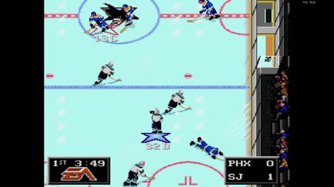 NHL '94 Franchise Mode 1992 Regular Season G37 - Adolfo Liver Nipples (PHX) at Len the Lengend (SJ)