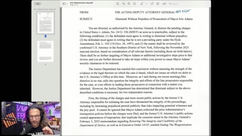 READ TRUMP'S LETTER! Blagojevich Pardoned and Charges DISMISSED Without Prejudice Against Eric Adams