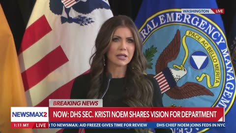 DHS Secretary Kristi Noem: The American People Come First and Foremost