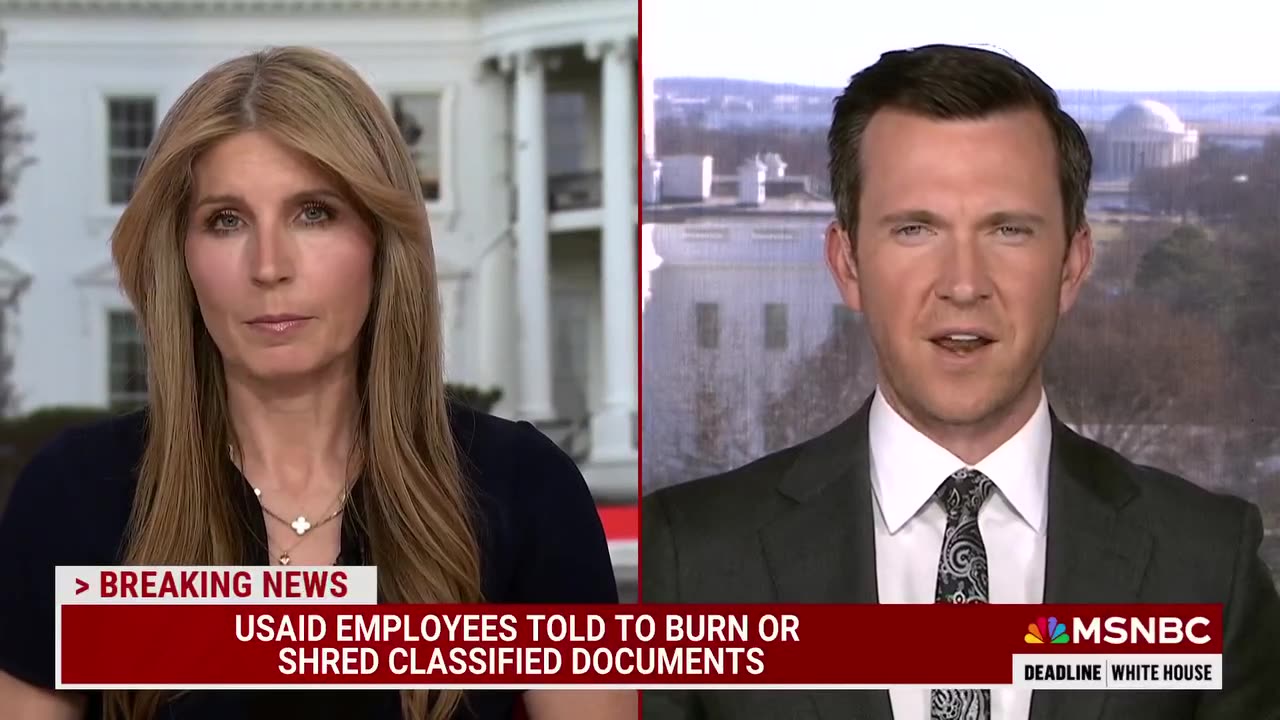 USAID employees told to burn or shred classified documents.