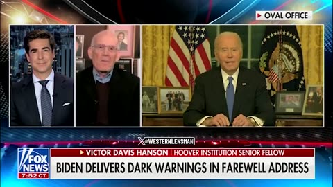 Victor Davis Hanson Can’t Stop Laughing While Talking About Joe Biden’s Farewell Address