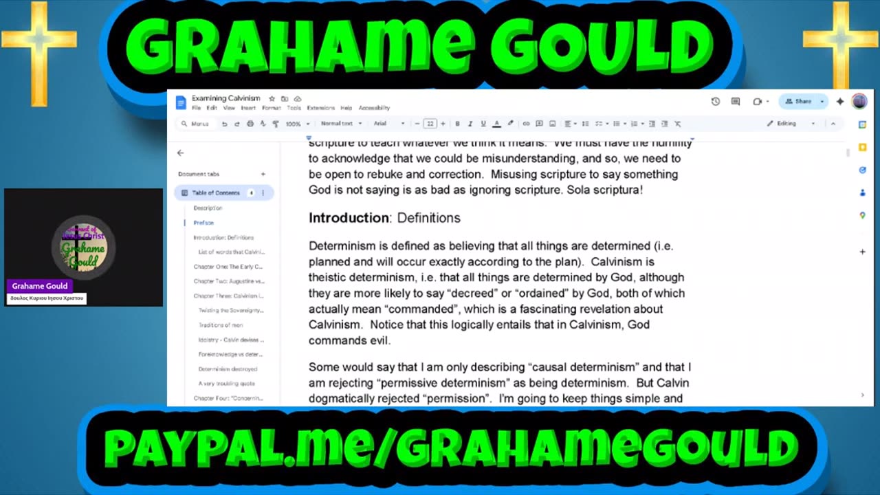 Calvinism means God commands evil