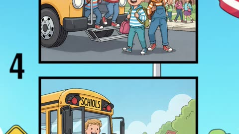 School Bus Arrival Time! 🚸🚌