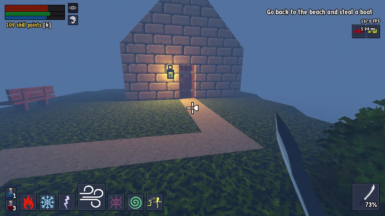 KICKSALOT 0.6.0.04 wind spell passes through wall