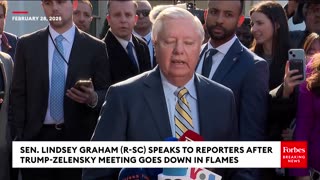 BREAKING NEWS: Graham Says He's 'Never Been More Proud Of The President' After Zelensky Meeting