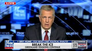 Brit Hume Explains How Trump Really Intends to Get Greenland