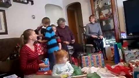 Everyone is amazed by their presents!!!!