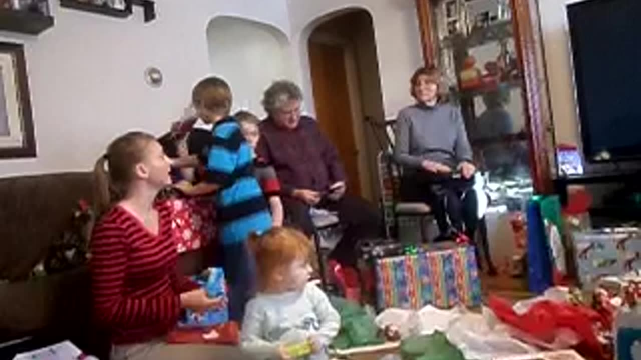 Everyone is amazed by their presents!!!!