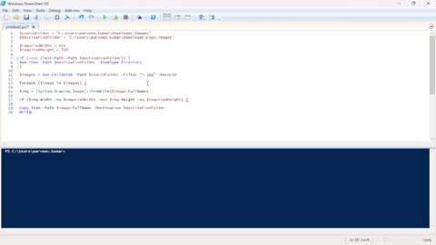 PowerShell Script to Copy Images with Specific Dimensions