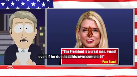 South Park Roasts Pam Bondi as Trump Brown Noser By Literally Covering Her Face In Feces