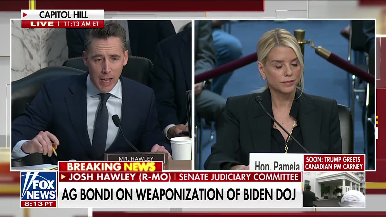 Sen Josh Hawley GOES OFF Exposing Biden Regime for Spying on Senators