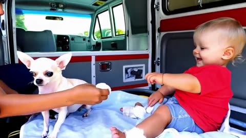 Meet this small chichua who saved a baby from burning house