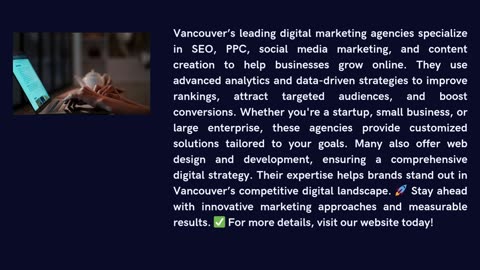 SEO Agencies in Vancouver