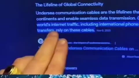 Most of the world's internet traffic passes through undersea cables, not via satellites