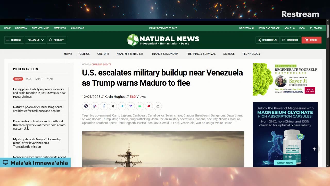 Prophecy Watch: War, WAR and more WAR on the HORIZON! #W.W.3. #SOON!