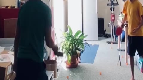 100 passes of a Ping Pong Ball - New sport practice