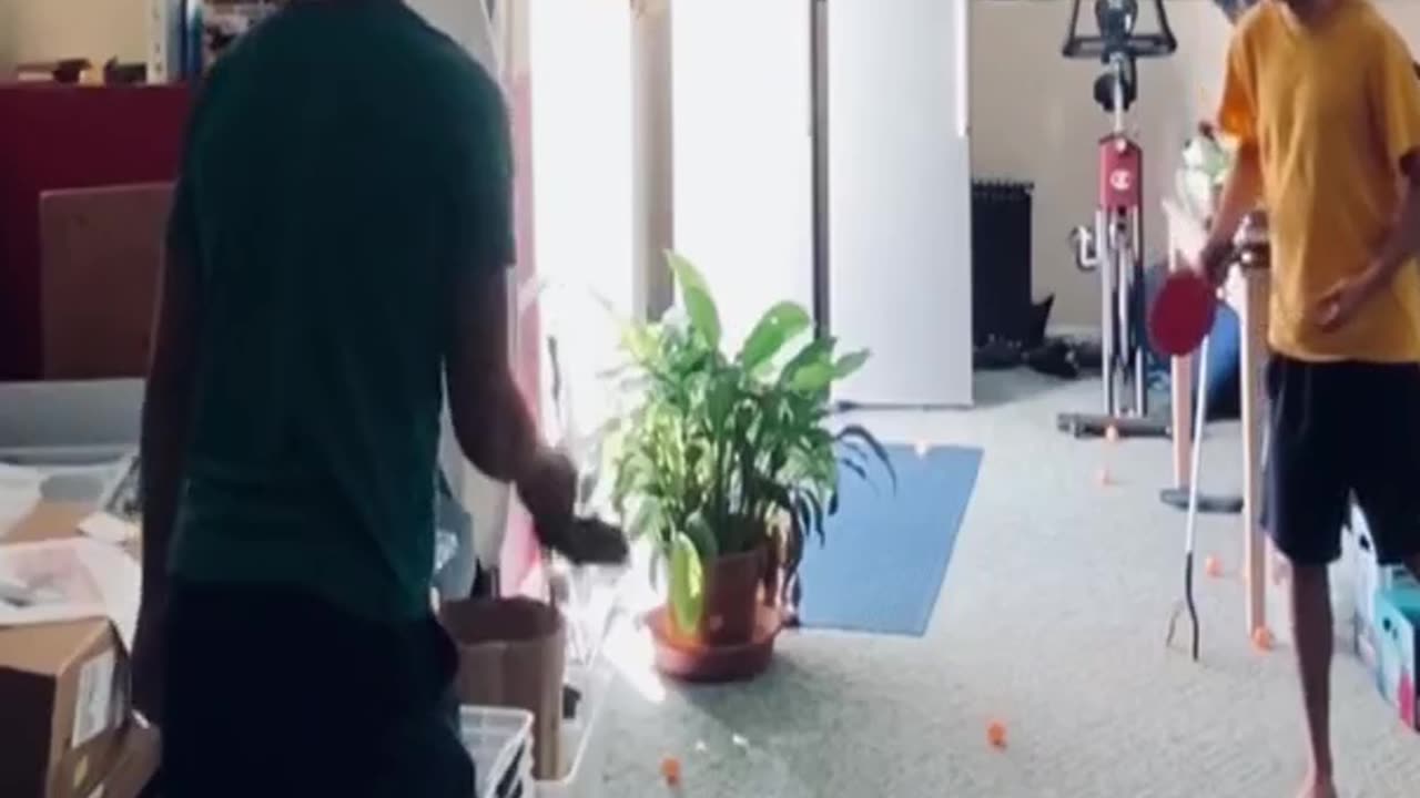100 passes of a Ping Pong Ball - New sport practice