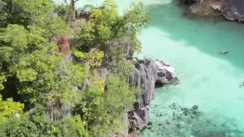 View of twin Lagoon Coron Palawan ❤️