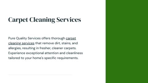 Carpet Cleaning Services