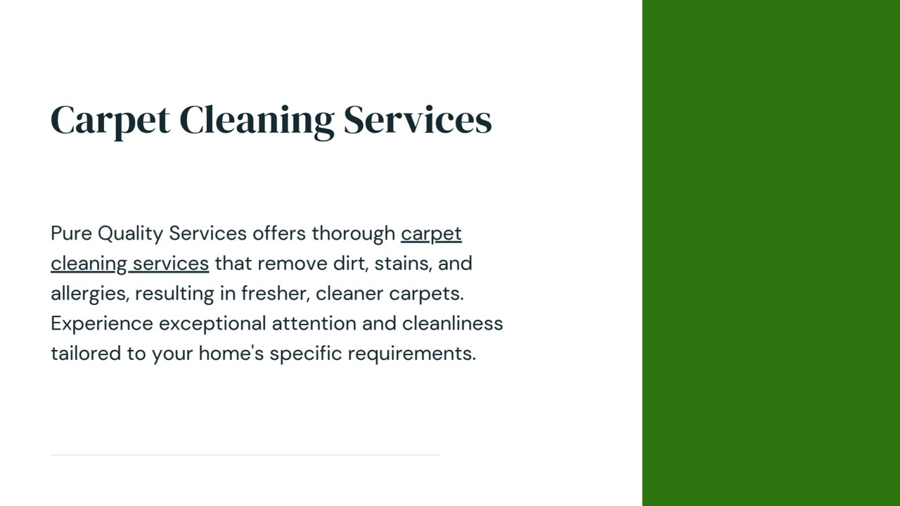 Carpet Cleaning Services