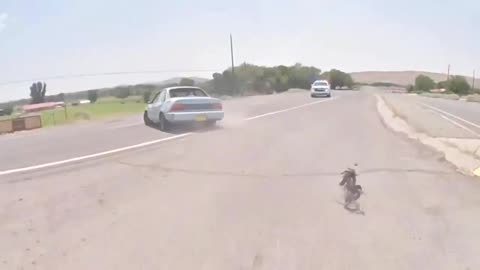 Wild Pursuit Ends In Shooting, Suspect Vehicle Goes Up In Flames