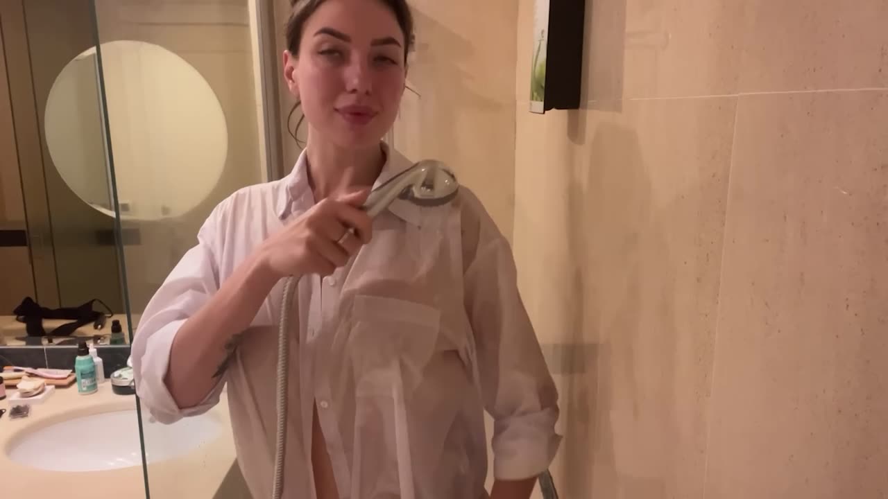 Dry vs Wet | Transparent Blouse