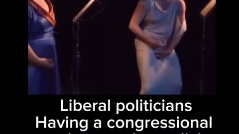 LIBTARD POLITICIANS HAVING A CONGRESSIONAL MEETING ON WHAT POLICIES TO PASS NEXT "DIVINE MASCULINE MERGING WITH THE DIVINE FEMININE"