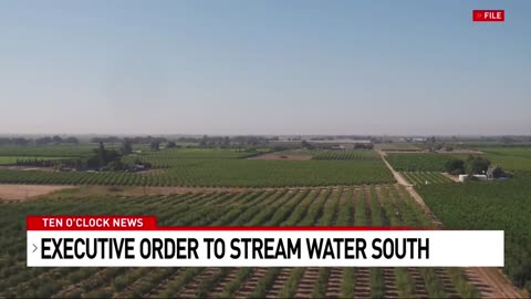 President Trump signs executive order to increase California water supply